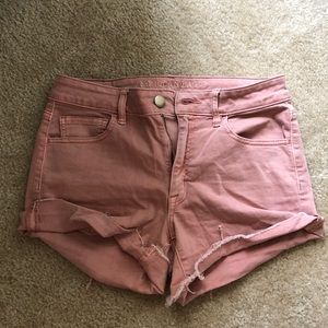 American Eagle size 6 never worn blush shorts